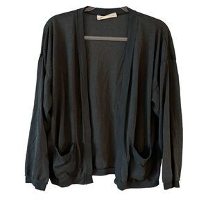 Vintage Timbuktu grey grandpa fit cardigan